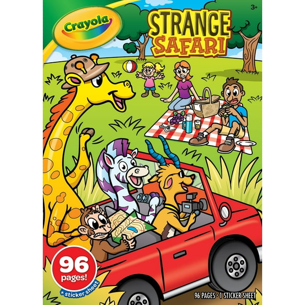 96 Coloring Pages 6 Crayola Fairy Tale Coloring Book with Stickers 4 Ages 3 Gift for Kids 5